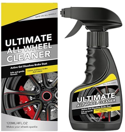 Detergente Per Cerchioni Spray Per La Rimozione Della Ruggine Da 120 Ml | Spray Detergente Per Cerchioni Per Aree Parcheggio, Officine, Garage, Uso Domestico, Rimorchi, SUV E Camion