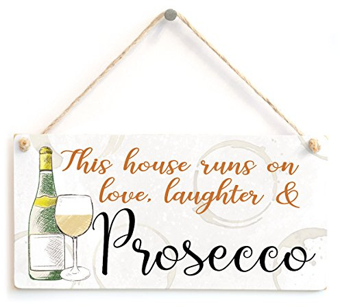 Love Laughter Prosecco Sign, Home Bar Decor | Love laughter Prosecco