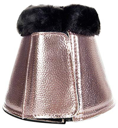 HKM 4057052301445 Bell Boots Metallic with Padding 1538 RosegoldXL