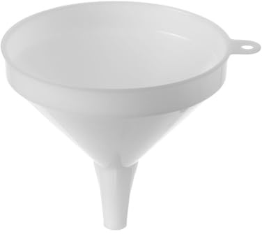 HENDI Embudo, utensilio de cocina universal, ⌀130x(H)117mm, polietileno, blanco