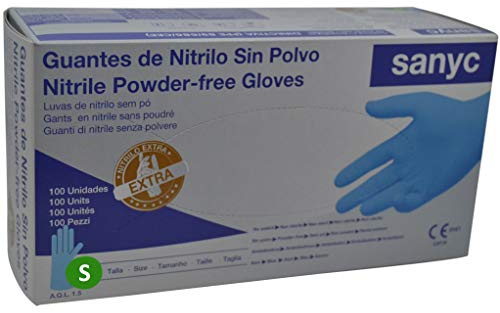 SANYC NITRILO AZUL T/P C/100