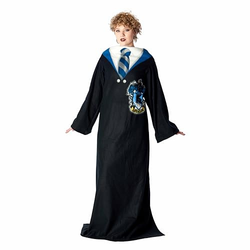 Northwest Comfy Throw Blanket with Sleeves, 48 x 71 Inches, Ravenclaw Rules