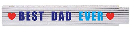 Zollstock Vatertag 2 BEST DAD EVER