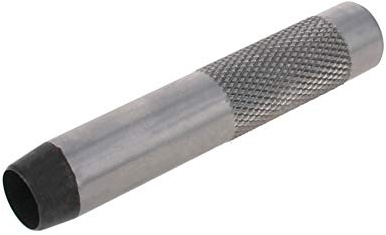 Utoolmart Leder-Lochstanzer, rund, 14 mm, Karbonstahl, Leder-Bastelschneider, Werkzeug zum Schneiden, Stanzen, Gummi-Papier, Uhrenarmband, Handwerk, metrisch, 1 Stück