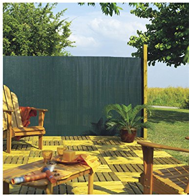 Faura - 2 x 3 m - Canisse en PVC double face 1600gr/m2 - Vert foncé - Sélectionnez la mesure - Plusieurs dimensions