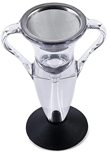 Set decanter per vino con doppi manici e base, 100 ml, aeratore per vino rosso