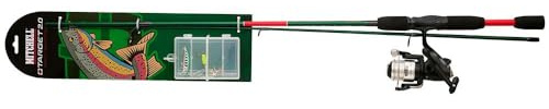 Mitchell Target II Ruten- und Rollen-Kombination - Wählen Sie das perfekte Angelruten- und Rollen-Set, um Ihnen zu helfen, Barsch, Hecht, Zander und mehr zu fangen. Das Set enthält Ruten und Rollen,