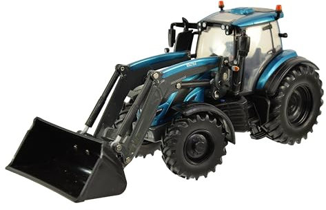 Britains Valtra T234 with Front Loader - Diecast Toy Tractor Farm Toys 1 32 Scale - Metal and Plastic Tractor Toys - Collectible Model Tractors for Plus 3 Year Olds