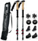 Teleskop Wanderstöcke Carbon mit Korkgriff I Leichte Nordic Walking Stöcke Damen und Herren für Skifahren und Wandern I Trekkingstöcke Teleskop für Bergsport