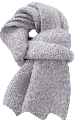 Generisch Winter Schals & Tücher für Damen Reversibel Kaschmir Schal Wendbarer Schultertuch Langer Großer Wärmeschal mit Quaste für Hochzeitsgeschenke Schal Weiss Damen Winter Schal Hellblau Kariert