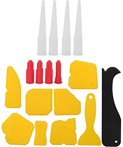 DE PLÁSTICO SELLADOR ESPARCIDOR DE PEGAMENTO PARA VIDRIO ACABADO KIT DE HERRAMIENTAS PARA MOLDEO DE LECHADA DE SILICONA