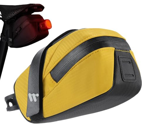 Fahrradsatteltasche – Gepäckträgertasche, Fahrradtasche unter dem Sitz | Praktische Radtasche, Scoche Fahrrad für Reisen, tragbares Radzubehör