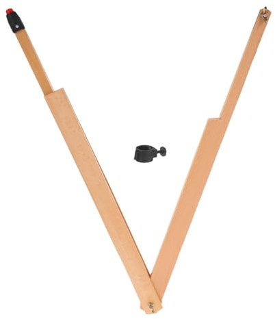 Uonlytech Multifunktionaler Zeichenzirkel Holz Mit Gummispitze Präzise Einstellbarer Mathematikzirkel Für Tafel Und Whiteboard Kreidehalter Für Unterricht Und Demonstration