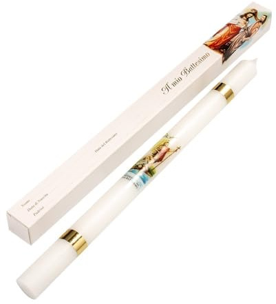 Candela per il Battesimo in Scatola