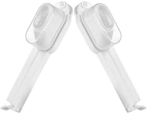 Sewroro Clips para Sellar Bolsas de Alimentos 2 Unidades Clip Hermético de Plástico Boquilla Vertedora Sellador Reutilizable para Conservar Snacks Té y Leche Anti Humedad y Portátil