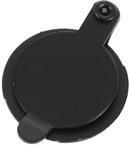 VALICLUD Peephole Cover Door Eye Viewer Cover Copper Privacy Protection Abrasion Resistance Black for Apartment and Hotel Entry Door 1.18x0.71x0.12in