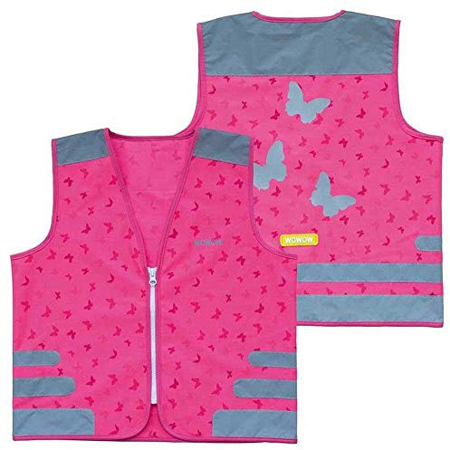 Wowow Nutty Jacket - Gilet di sicurezza per bambini, taglia S, colore: Rosa