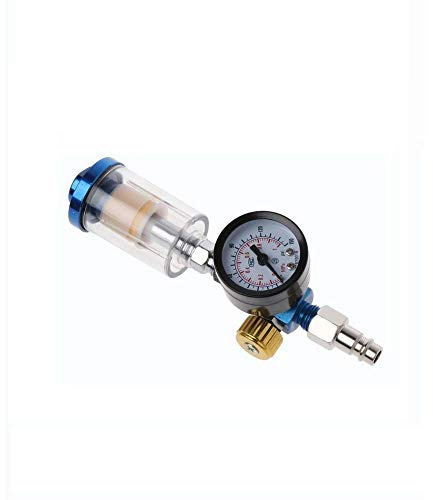 DollaTek AFR2000 Lufttrycksregulator Vattenavskiljare Avskiljare Filter Airbrush Kompressor med kopplingar MPA tryckmätare kombination