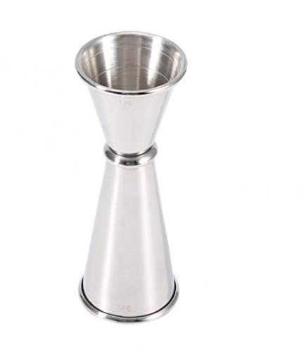 Casecover Acero Inoxidable 304 Jigger Bar Craft Doble Medida Copa 50ml Doble Aparejo para La Barra del Partido del Vino Coctel Coctelera Gratuito Abrebotellas
