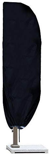 YMZ Windproof Sunshade Cover Parasol Cover Extra Large Parasol Umbrella Cover Waterproof Outdoor Patio with Zipper