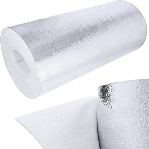 Hydroland Heizkörper Isolierung 5m x 0,48m x 3mm | Wandisolierung Reflexionsplatte Reflektionsfolie Isoliermatten Thermomatte Alufolie Heizung Isolierung Dämmung Isolierfolie Dämmfolie | Reflexionsplatte Reflektionsfolie Isoliermatten Thermomatte Alufolie Heizung Isolierung Dämmung Isolierfolie Dämmfolie