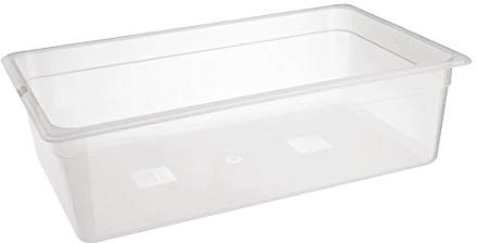 NISBETS Essentials Polypropylene 1/1 Gastronorm Container without Lid 150mm