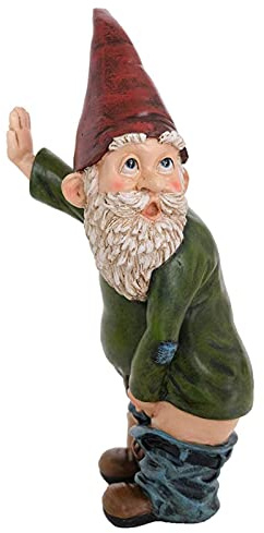 Gartenzwerg Figuren Dekoration, Lustige Freche Pinkelnde Gartenzwerg Gartenzwerg Angeln Figur Zwerg Deko Machen Menschen Glücklich, Geeignet für die Dekoration von Innen und Außenobjekten im Garten