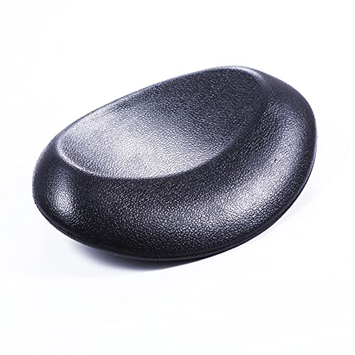 DUBENS PU Badewanne Kissen SPA Badezimmer Zubehör Schaumstoff Badewanne Kopfstütze Saugnapf Nackenkissen wasserdichte Badewanne Kissen, Schwarz
