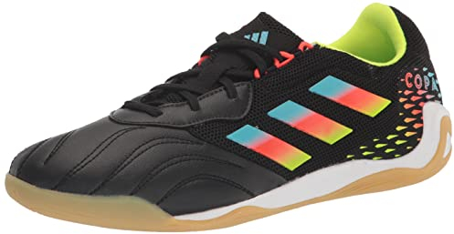 adidas Unisex Copa Sense.3 Inomhus Sala Fotbollssko, Svart/Ljus Cyan/Team Solar Gul, 11 UK, Svart ljus cyan team solgul, 46 EU