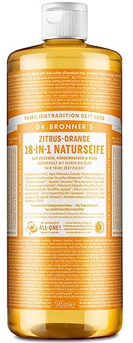 Dr. Bronner’s Naturseife Zitrus Orange Bio Flüssigseife 945 ml