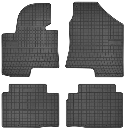 MOTOS Gummimatten Auto Fussmatte passend für Hyundai ix35 I 2009-2015 Verbessern Sie Ihren Reisekomfort mit Antirutschmatte Auto- Allwetter fußmatten Auto, Schutz vor Verschmutzung