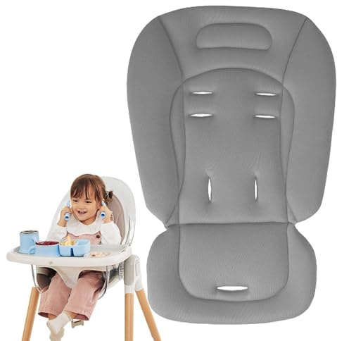 Coussin chaises hautes pour bébé | Coussinets siège pour poussette bébé | Housse d'insertion chaise haute en coton | Doublure coussin chaise haute polyvalente, pour chaise salle à manger pour bébé