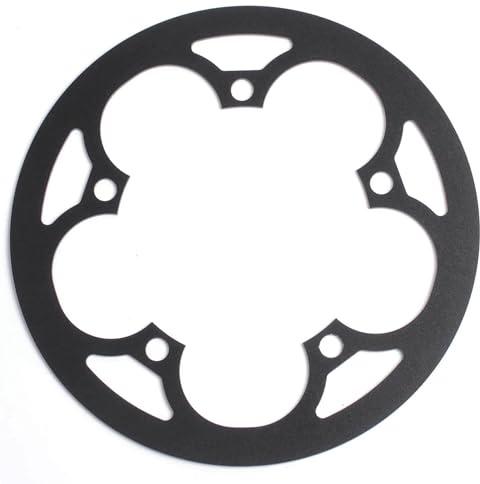 PROWHEEL Fahrrad-Kettenblattschutz, 130 mm BCD 42T/44T/46T/48T/52T/53T/54T/56T/58T/60T Aluminiumlegierung, Kettenblattschutz für Kettenblatt-Ritzel, MTB, E-Bike, Rennrad, Citybike, Klapprad