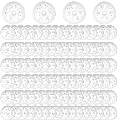 200 Stück Dämmstoffteller Unterlegplatten Kunststoff, PP Unterlegscheiben, Schaumstoffplatten Unterlegscheiben zur Befestigung und Unterstützung von Schaumstoff