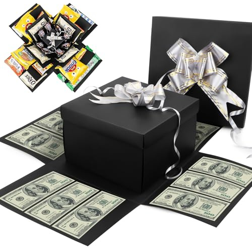 5-lagige Kreative Geschenkbox Explosionsbox,Überraschung Box, DIY Handgemachte Geschenkbox Überraschungsbox Explosion Box für Weihnachten Geburtstag Jubiläum Valentinstag Hochzeitsgeschenk