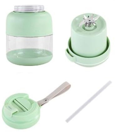 Blender portable | Liquifteur personnel pour les milkshakes et les smoothies | Blender sans fil rechargeable avec du verre pour préparer la glace, les recettes nutritionnelles et la transformation des