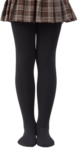CozyWow Collants thermiques d'hiver avec doublure en polaire pour filles, doux et épais, pour danser, 11-13 años