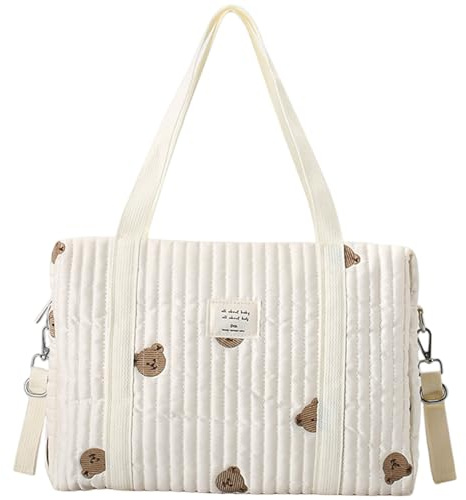 NIDONE Messenger-Wickeltaschen, 14, 1 x 4, 7 x 11, 8 Zoll große Babytasche, tragbare, leichte Windeltasche mit Griff und Riemen für die Reise