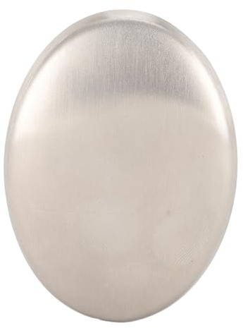 Fdit Barra di Sapone in Acciaio Inossidabile, Barra Eliminatore di Odore Metallico per Odore Manuale per Rimuovere in Modo Efficiente L'odore di Cipolla Aglio di Pesce (1PCS)