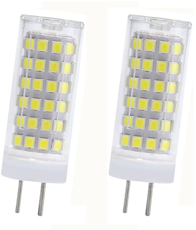 DLEDMOP 2PCS GY6.35 Bombilla LED 9W AC 220V G6.35 Base Bi-Pin Blanco frío 6000K para lámpara de escritorio, luz de araña Iluminación de paisaje (9W / blanco frío)