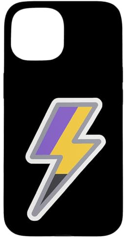 Colori non binari Fulmine Transgender non binario Thumbs Up Custodia per iPhone 15