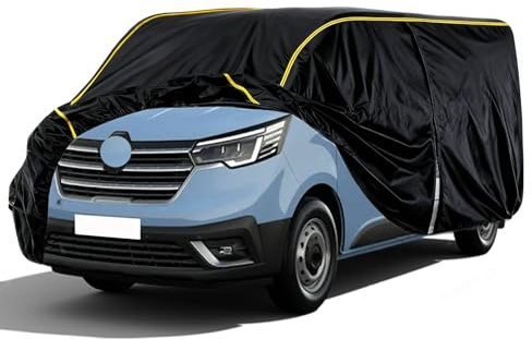 Autoabdeckung Vollgarage Van für VW Multivan (T7) Long 2021-, Auto Abdeckplane für Winddicht, Regen, Sonne, Staub, Schnee | Für Outdoor-Langzeitlagerung