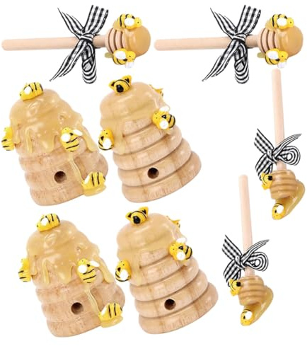 FRCOLOR Lovely Beehive Craft Decor Honeycomb Decorations for Kitchen Beehive Decor for Table Centerpieces Bee Theme Party Decorations for Spring Celebrations