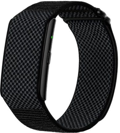 KOUO Tracker d'activité sans écran avec fitness, moniteur de santé et de sport AI avec suivi du sommeil, suivi de cycle menstruel, fréquence cardiaque et détection SpO2, étanche IP68, batterie de 30