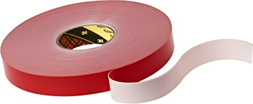 3M Ruban mousse adhésif double face acrylique VHB 4912 F, Blanc, 19 mm x16,5 m