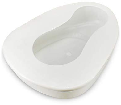 YNGJUEN Unisex Fraktur-Bettpfanne Defäkationsgerät Alter Mann Schwangere Frau Menschen Mit Eingeschränkter Mobilität Mobile Toilette Üben Aufs Töpfchen Zu Gehen Urinflasche Weiß