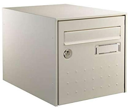 Boîte aux lettres Beige double face STEEL BOX - Decayeux