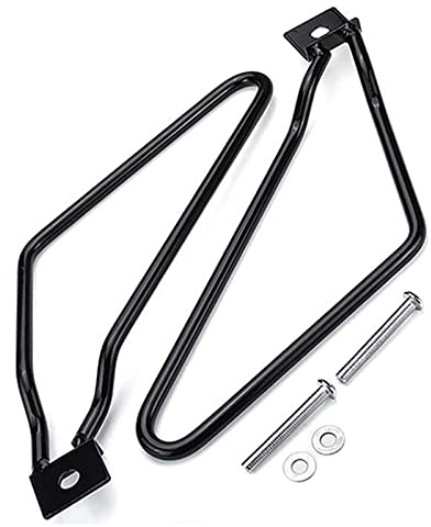 Soporte de Montaje de alforjas de Motocicleta 2PCS con XL883 / 1200 HD1450 / 1584(Negro)