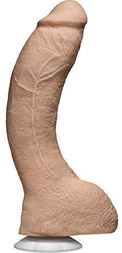 Doc Johnson Signature Series - Jeff Stryker - 10 Inch Realistic ULTRASKYN Dildo with Removable Vac-U-Lock Suction Cup - F-Machine & Harness Compatible - for Adults Only, Vanilla