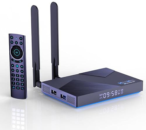 CHROX H96 MAX V58 TV Box Android 12.0, 8GB RAM 64GB ROM RK3588 BT5.0 Smart TV Box USB 2.0 Ultra HD 8K Modo HLG HDR10+ WiFi De Doble Banda 2.4/5.8Ghz Set Top Box,8gb+64gb
